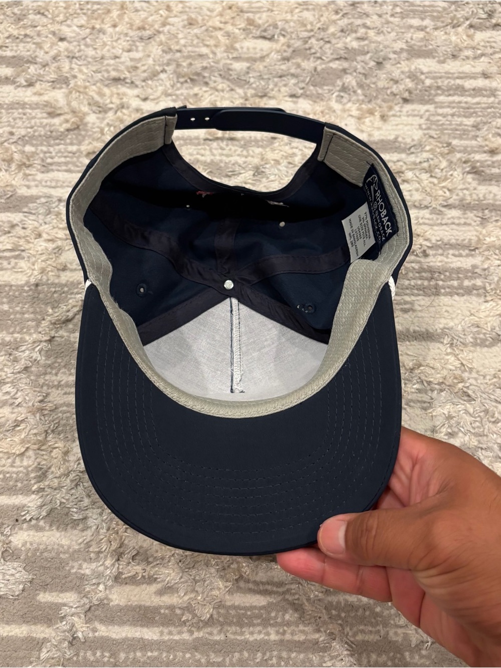 Rhoback Performance Rope Hat Golf Adjustable Embroidered Adjustable - Picture 7 of 8